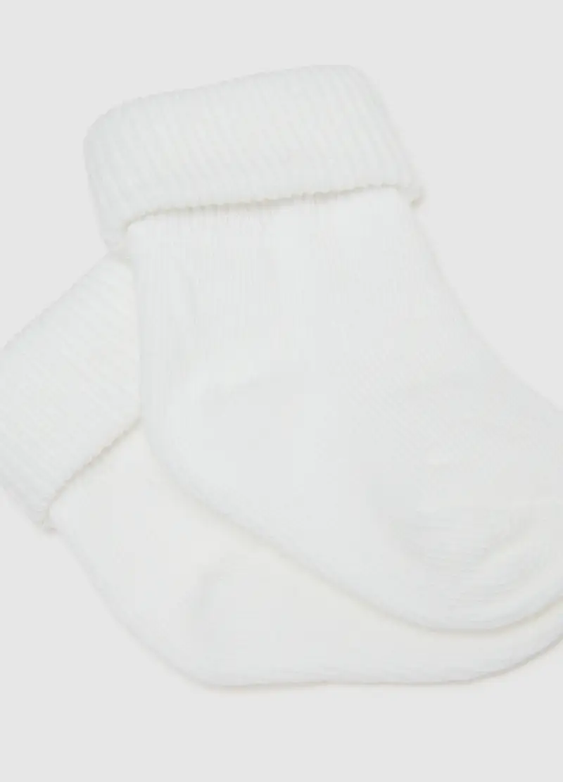 Tripack Di Calzini Da Neonata In Cotone Multicolor Elasticizzati, Multicolor miniatura 2