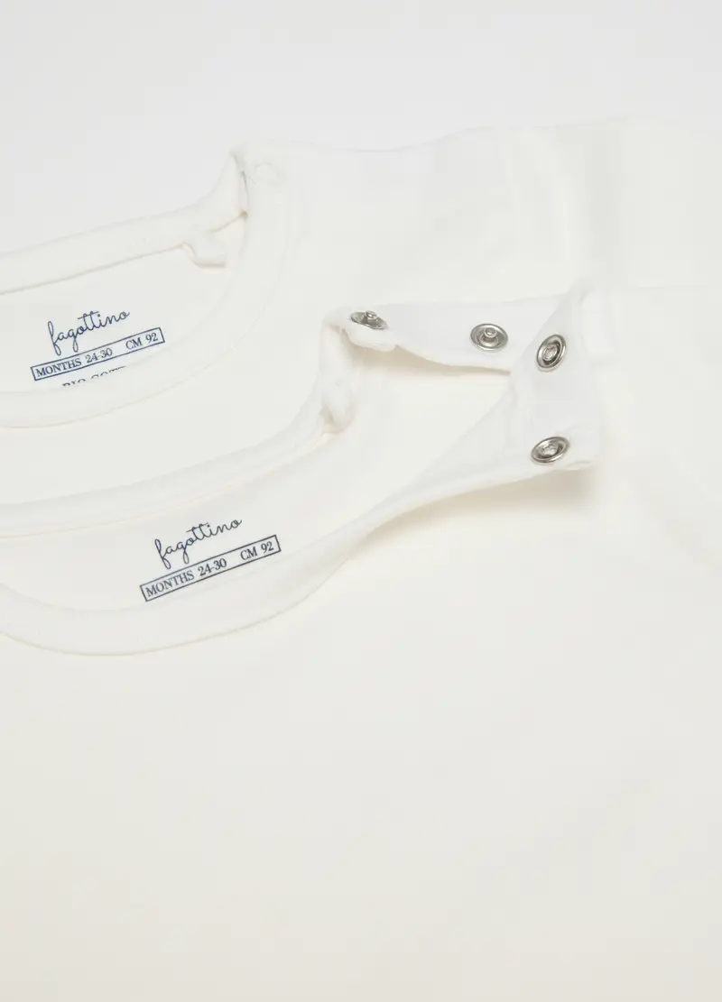 FAGOTTINO T-shirt Neonato Bianco 2616215 miniatura 3
