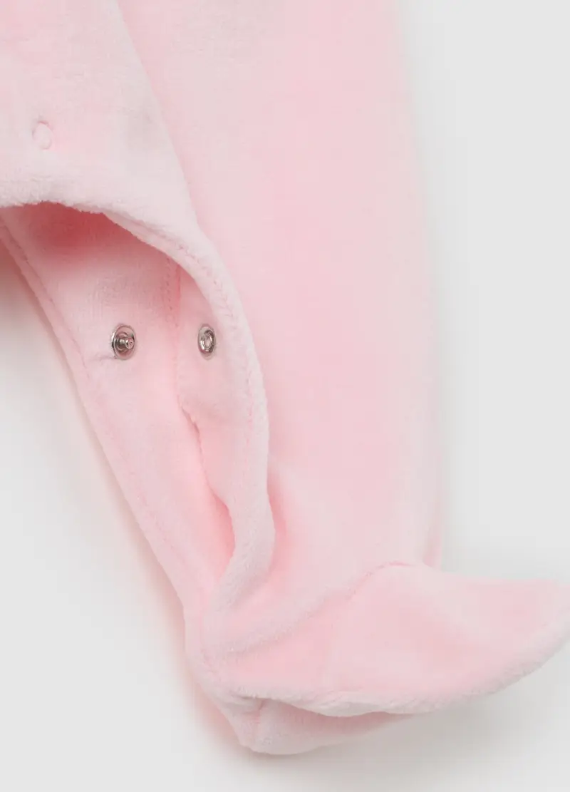 FAGOTTINO, Tutina Da Neonata In Cotone Rosa Con Chiusura A Snap, Rosa, Taglia: 0-1 miniatura 2