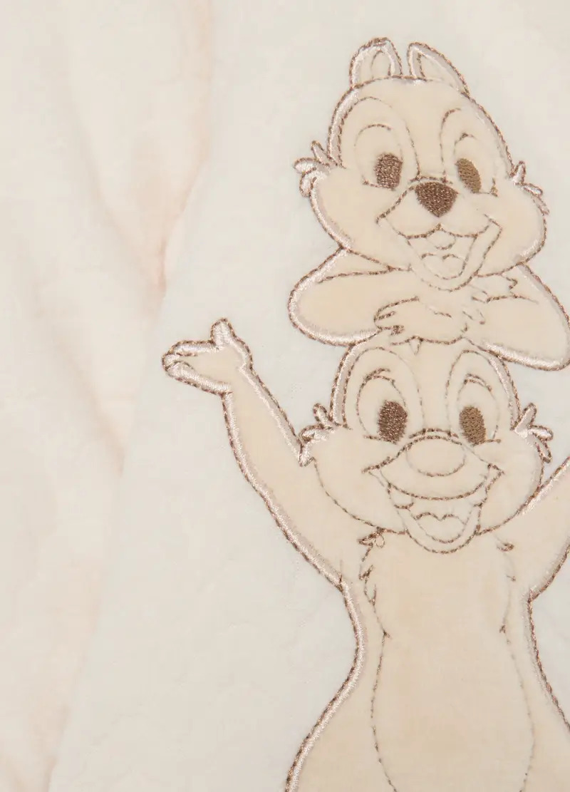 Tutina Da Neonato Beige Con Cappuccio E Zip, Unisex, Beige miniatura 3