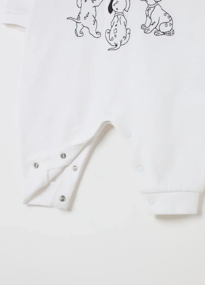 Tutina In Cotone Bio La Carica Dei 101, Unisex, Bianco miniatura 3