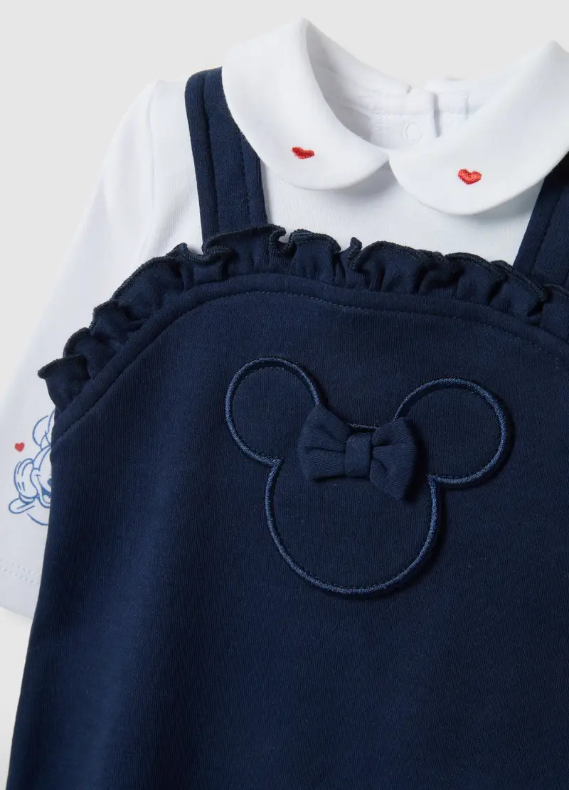 Tutina In Puro Cotone Multicolor Da Neonata Regular Fit Con Ricami Disney, Multicolor miniatura 3