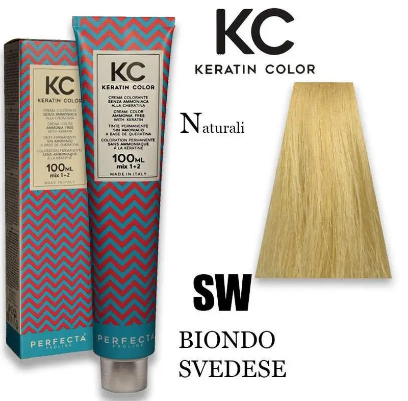 Kc keratin cream color 100 ml 10 biondo svedese