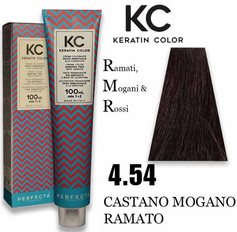 Kc keratin cream color 100 ml 4.54