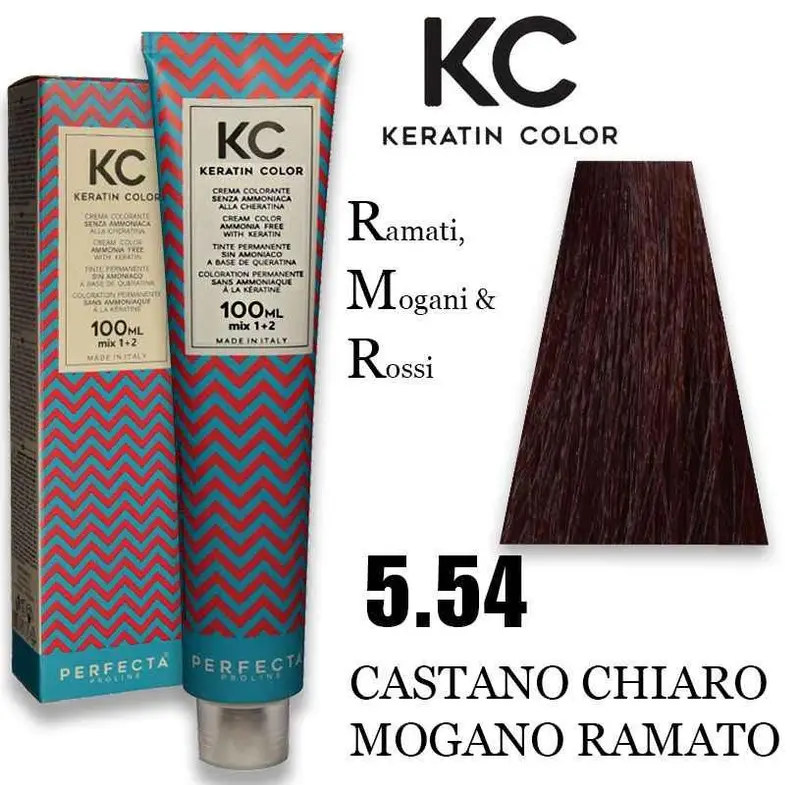 Kc keratin cream color 100 ml 5.54