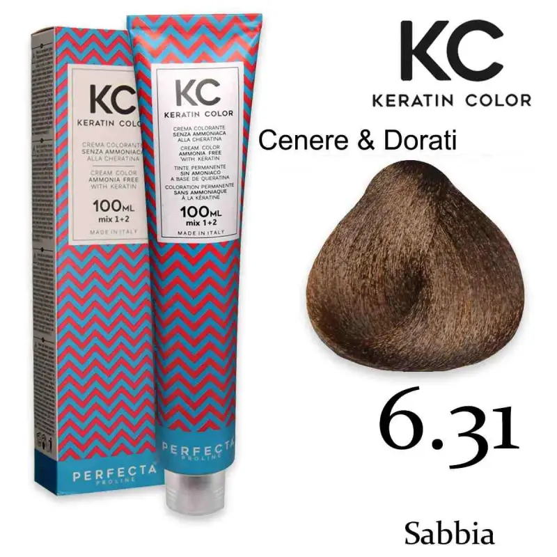 Kc keratin cream color 100 ml 6.31
