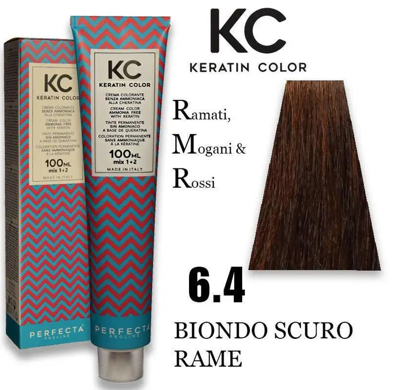 Kc keratin cream color 100 ml 6.4