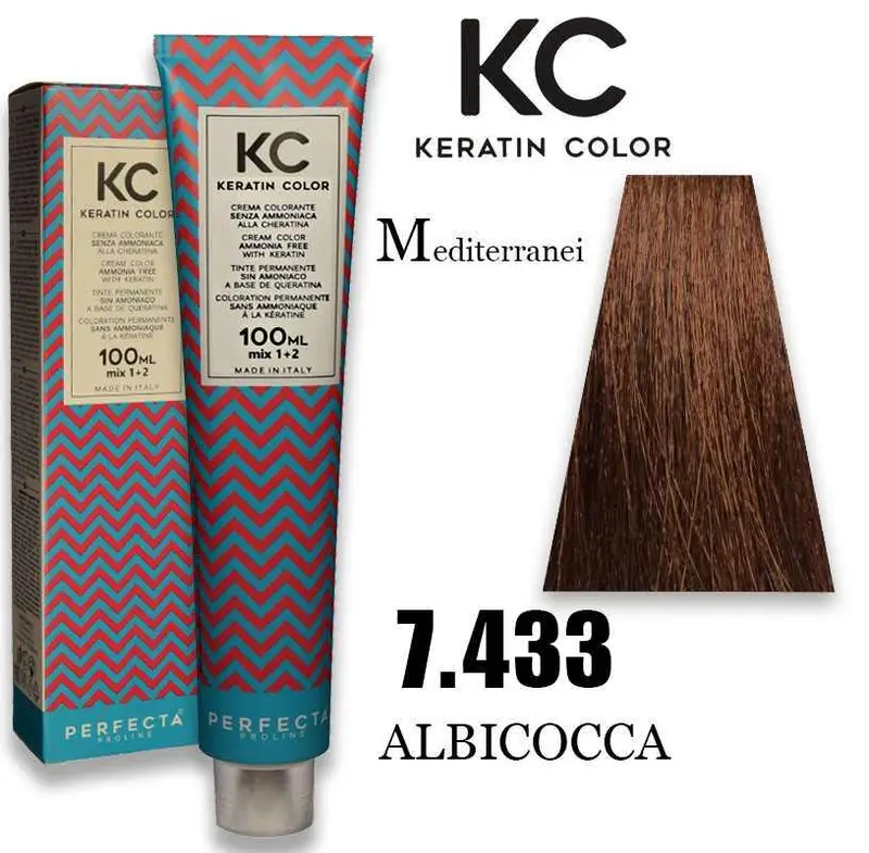 Kc keratin cream color 100 ml 7.433