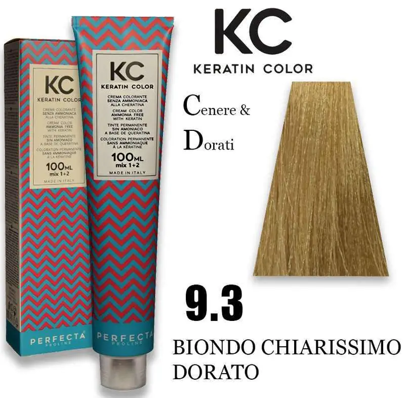 Kc keratin cream color 100 ml 9.3