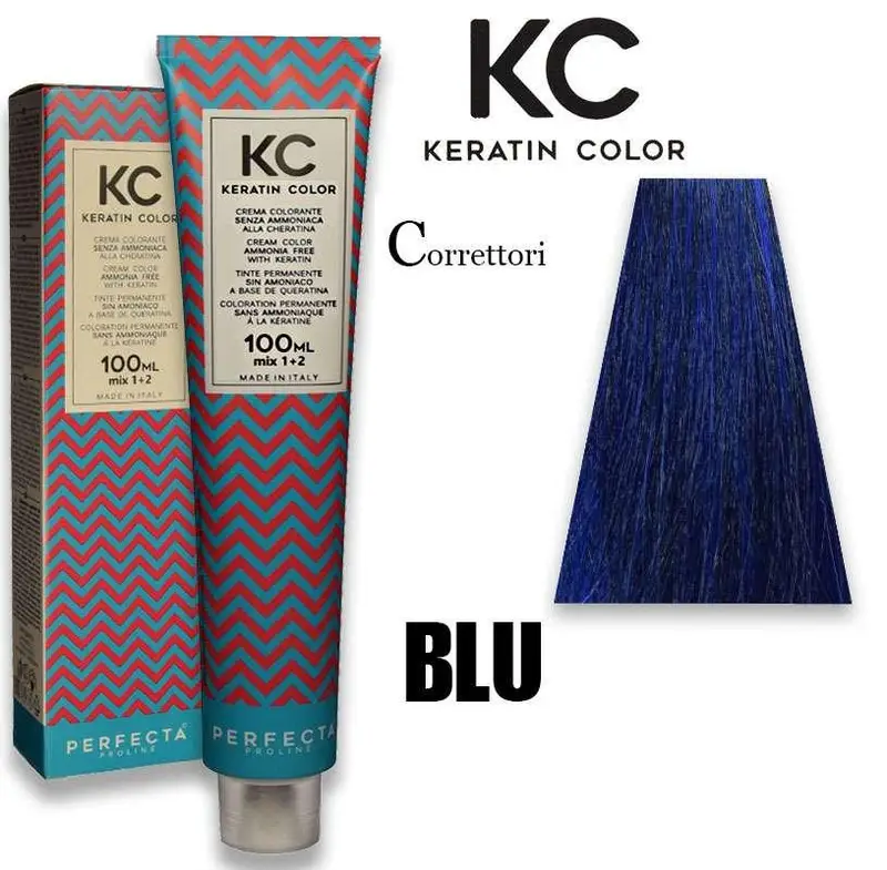 Kc keratin cream color 100 ml blu