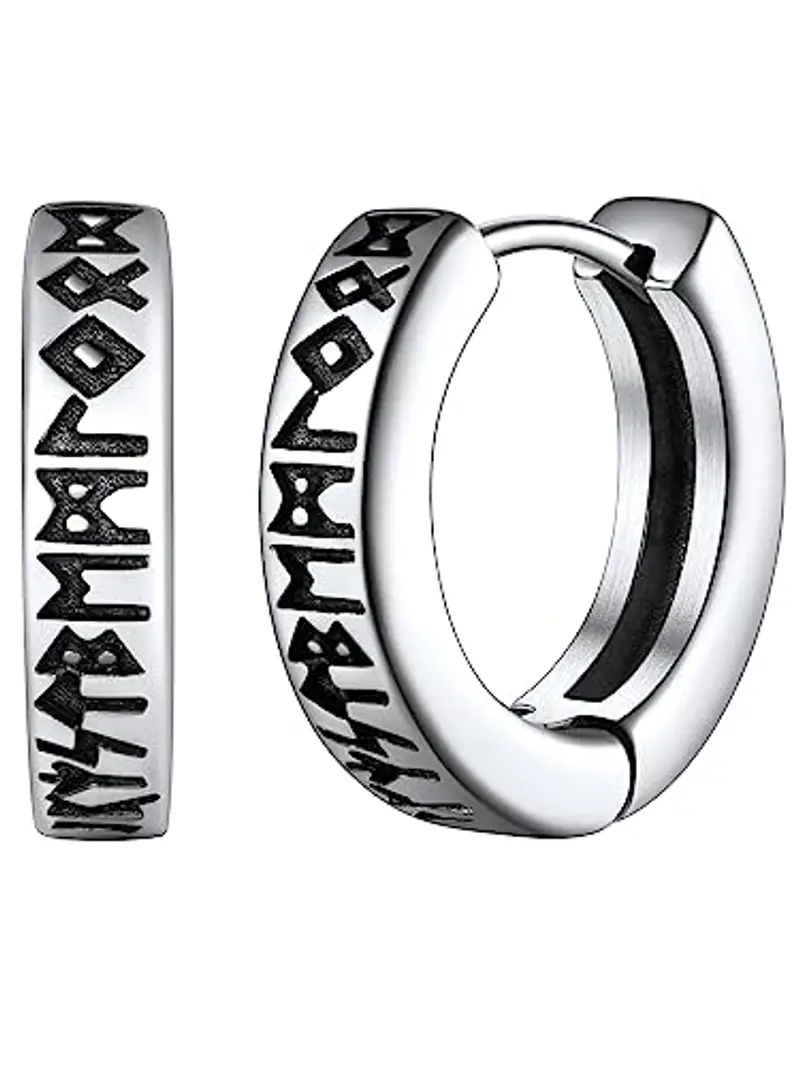 FaithHeart Orecchini Uomo Nero 2160147