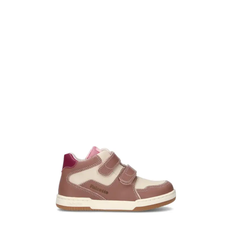 Sneaker bimba rosa in pelle Vario