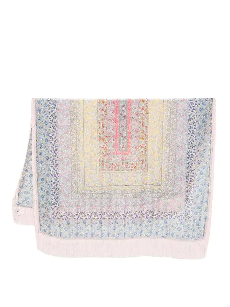 Sciarpa Lety Fringe Con Frange Multicolore