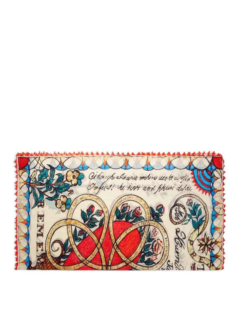 Sciarpa Mara in misto cotone e seta Multicolore