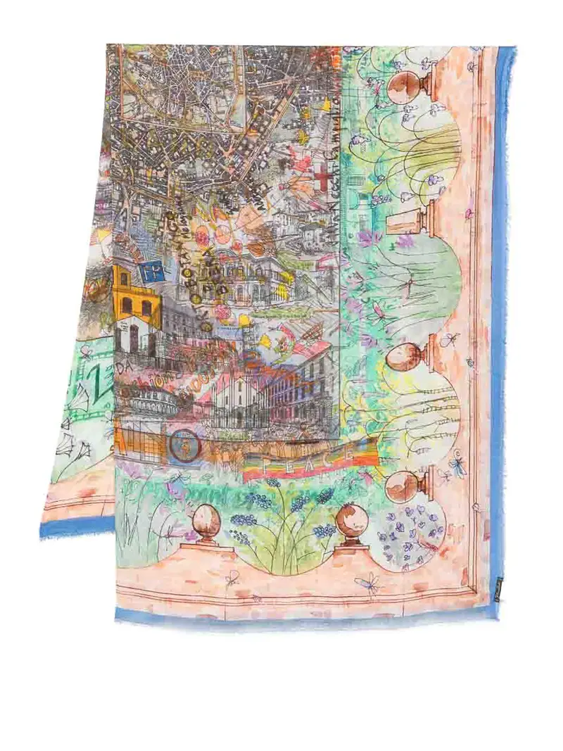Sciarpa Milano multicolore