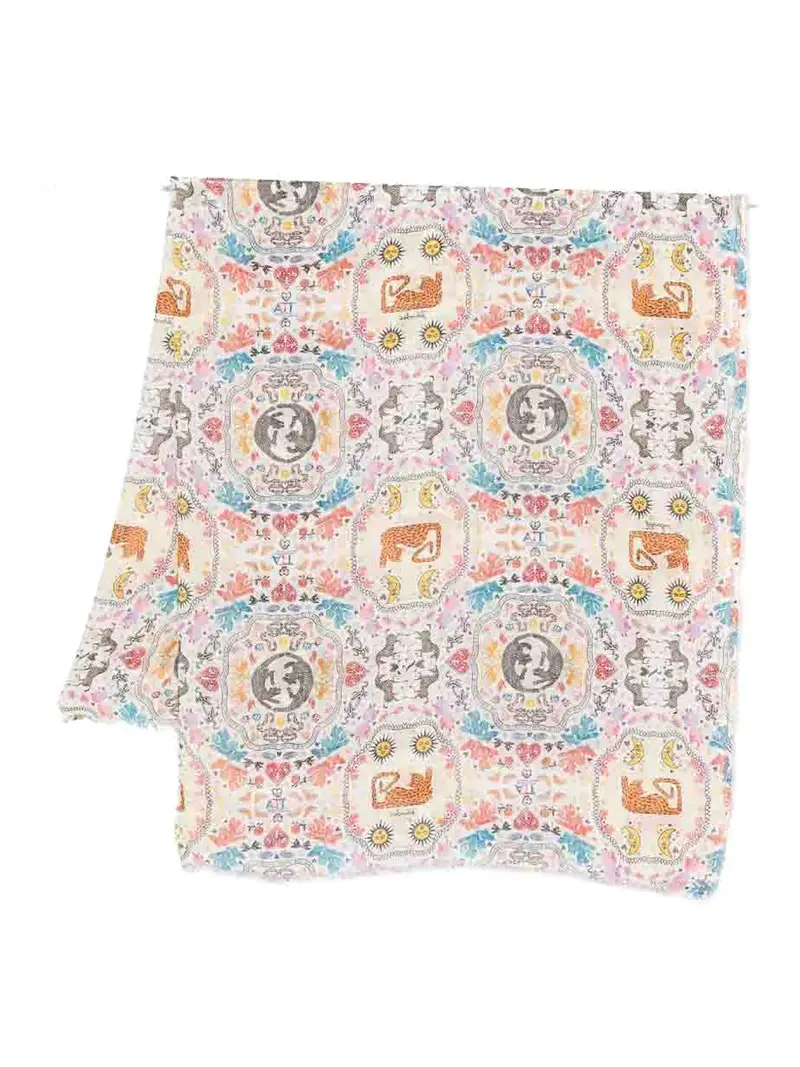 Sciarpa Poly Multicolor Multicolore