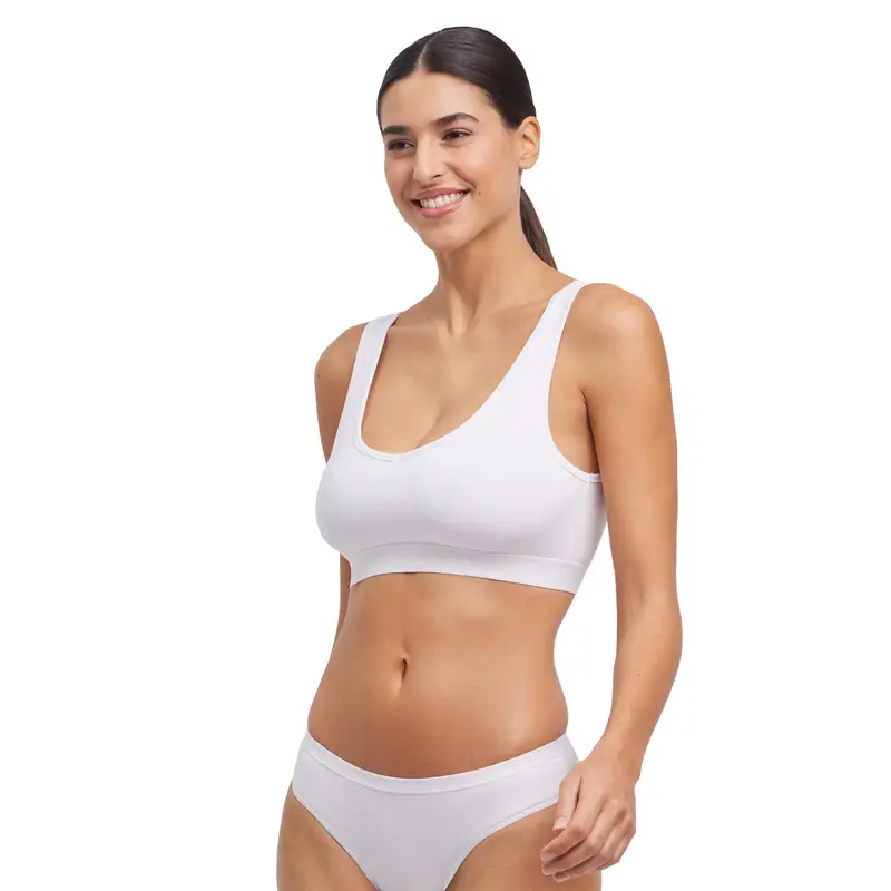 2-Pack Donna Bustino Daily Comfort Bianco