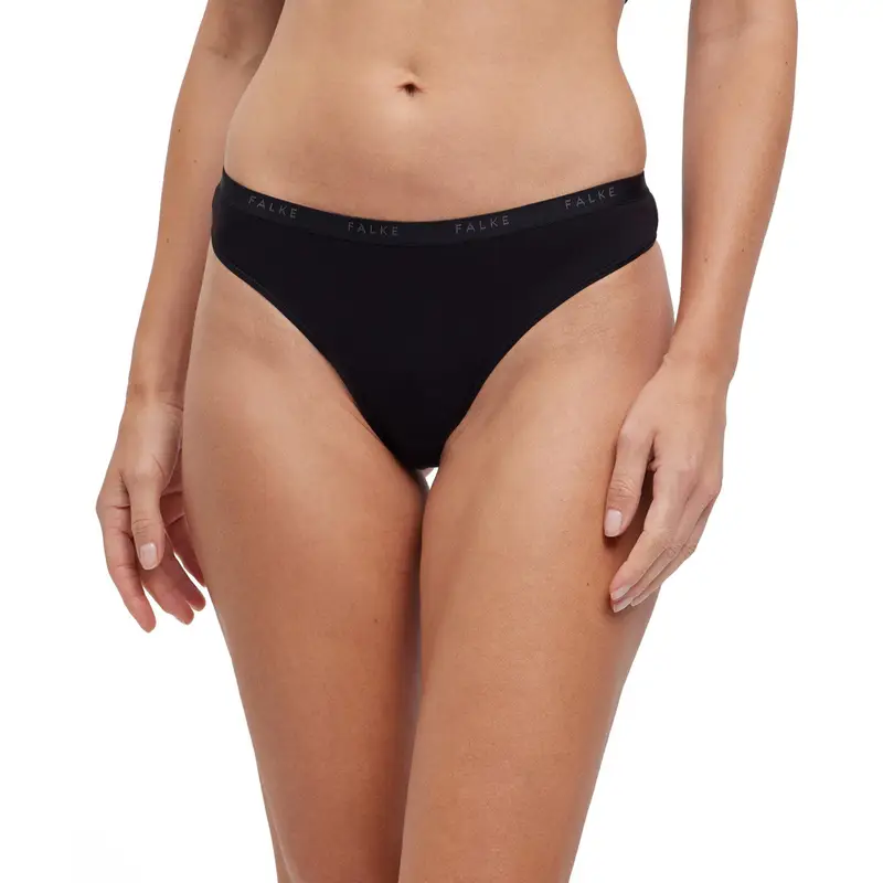 2-Pack Donna Tanga Daily Comfort Nero