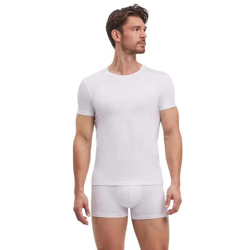 2-Pack Uomo T-Shirt Daily Comfort Bianco