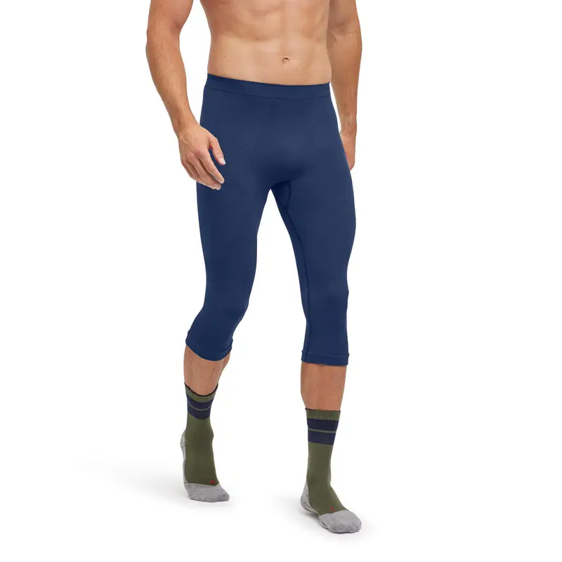 3/4 Uomo Tights Warm Blu