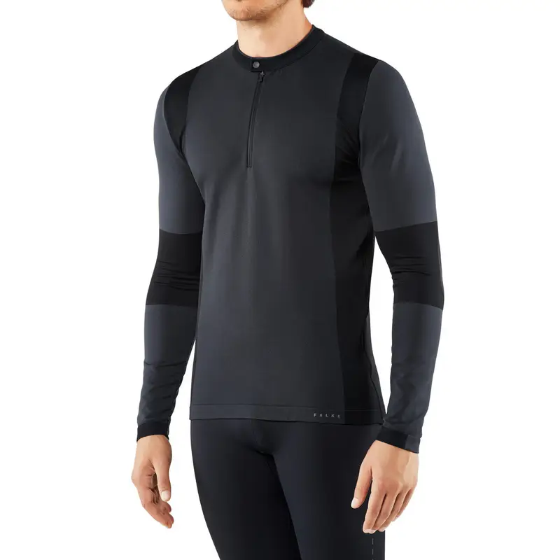 Anderson 1/2 Zip Uomo Maglia a manica lunga Nero