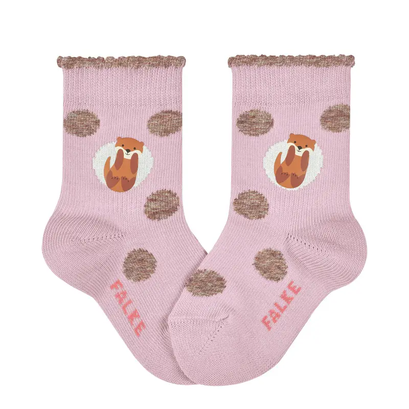 Baby Cute Otter Neonato Calzini Rosa