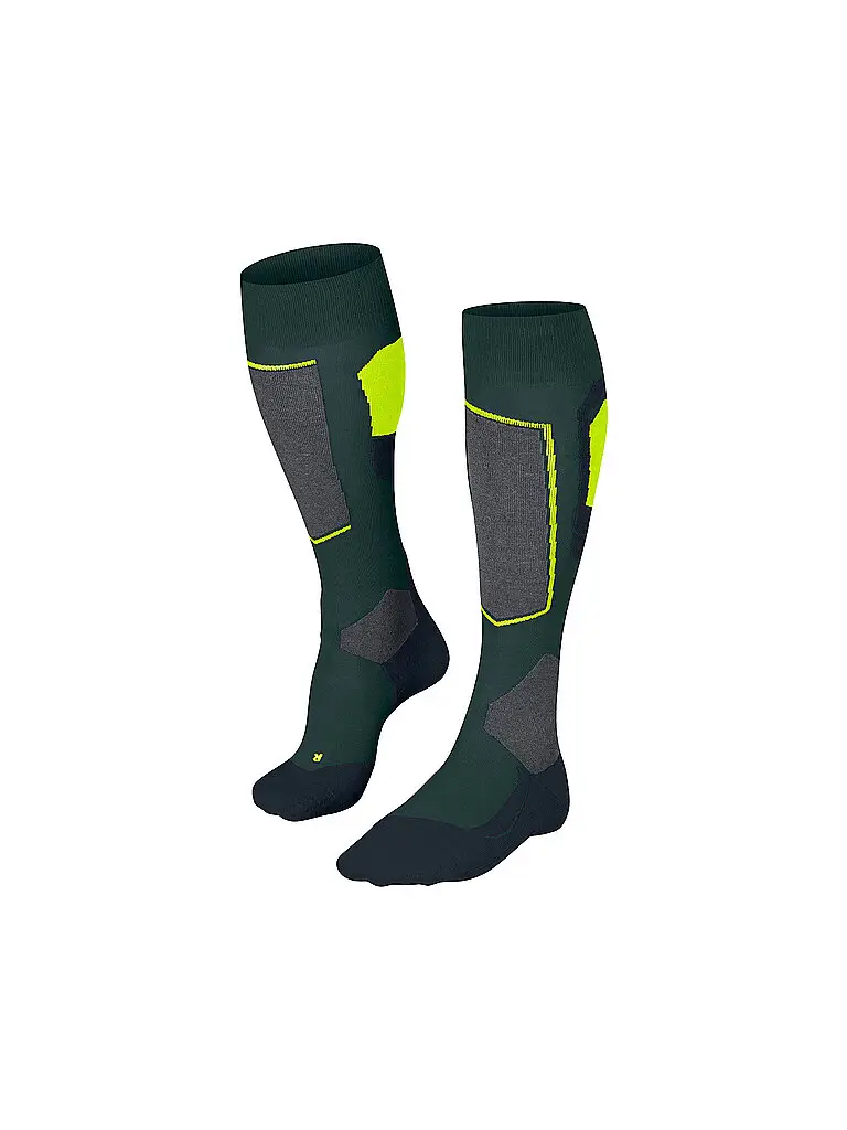 Calze da sci da uomo SK 4 verde scuro | 39-41