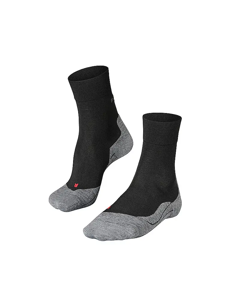 Calzini da running da uomo RU 4 Wool nero | 39-41