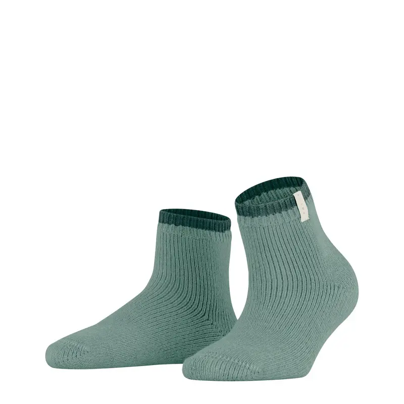 Cosy Plush Donna Calzini corti Verde