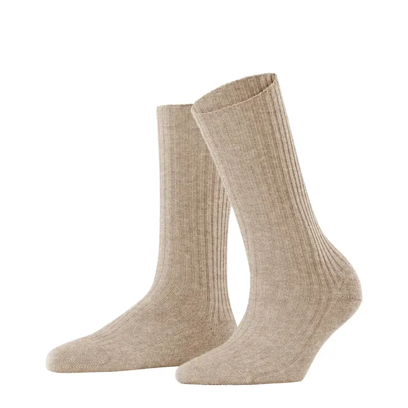 Cosy Wool Boot Donna Calzettoni Beige