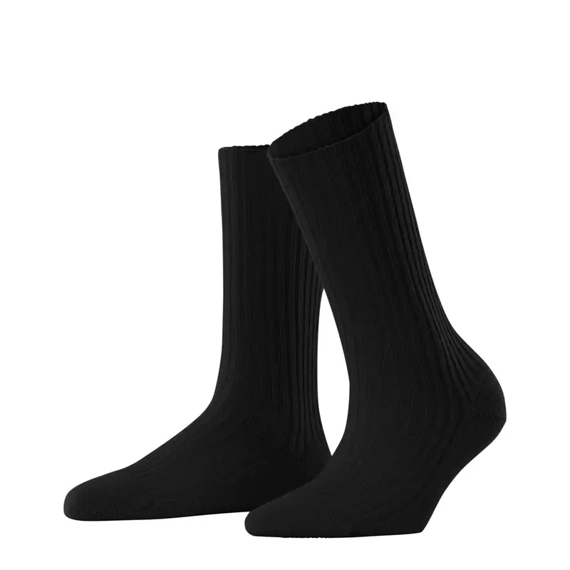 Cosy Wool Boot Donna Calzettoni Nero