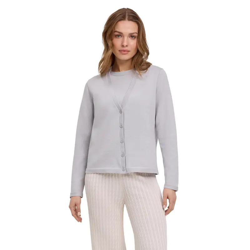 FALKE Cardigan Donna Grigio 4237341