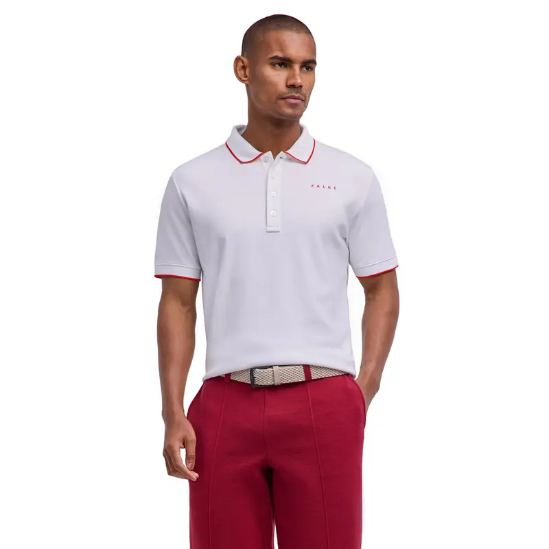 FALKE Polo Uomo Bianco 4189262