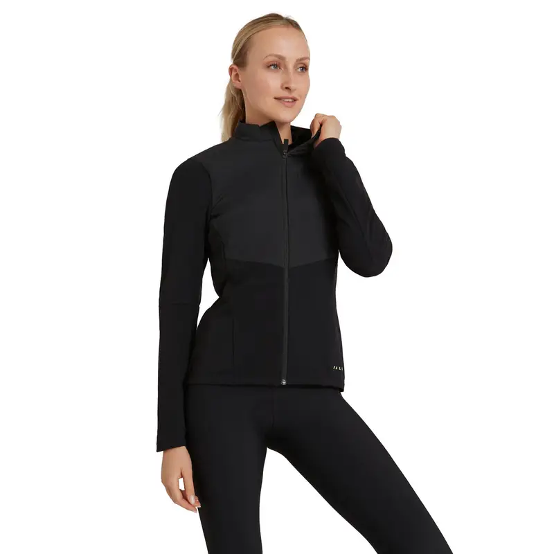 Donna Biking Giacca con zip Nero