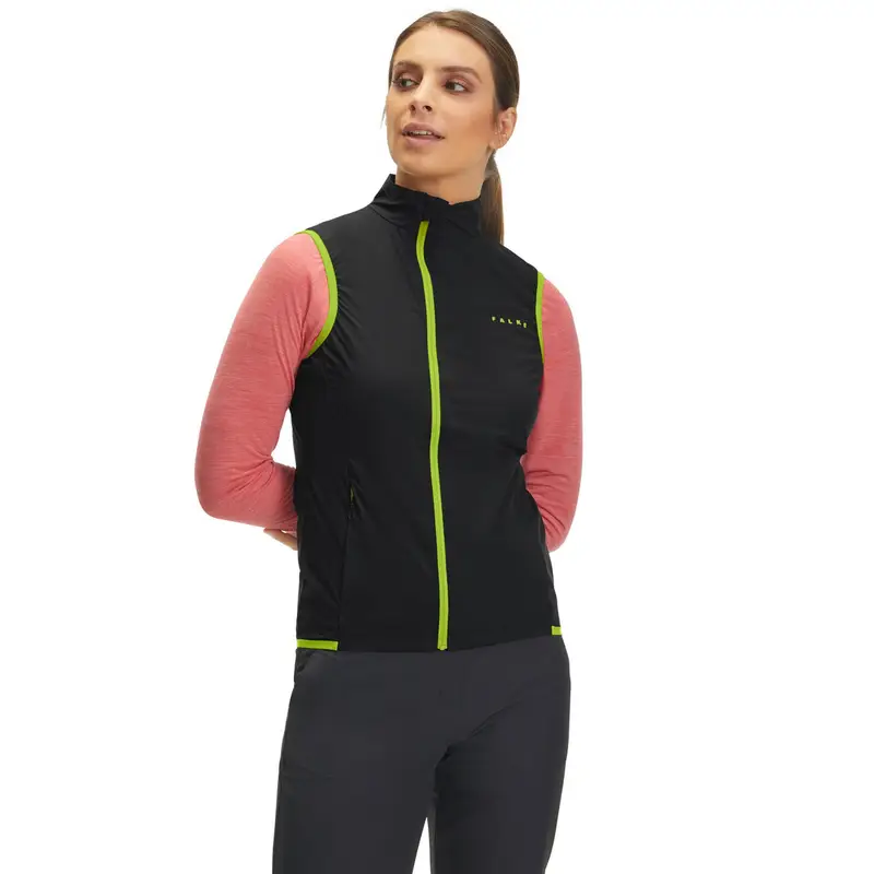 FALKE Gilet Donna Nero 4236431