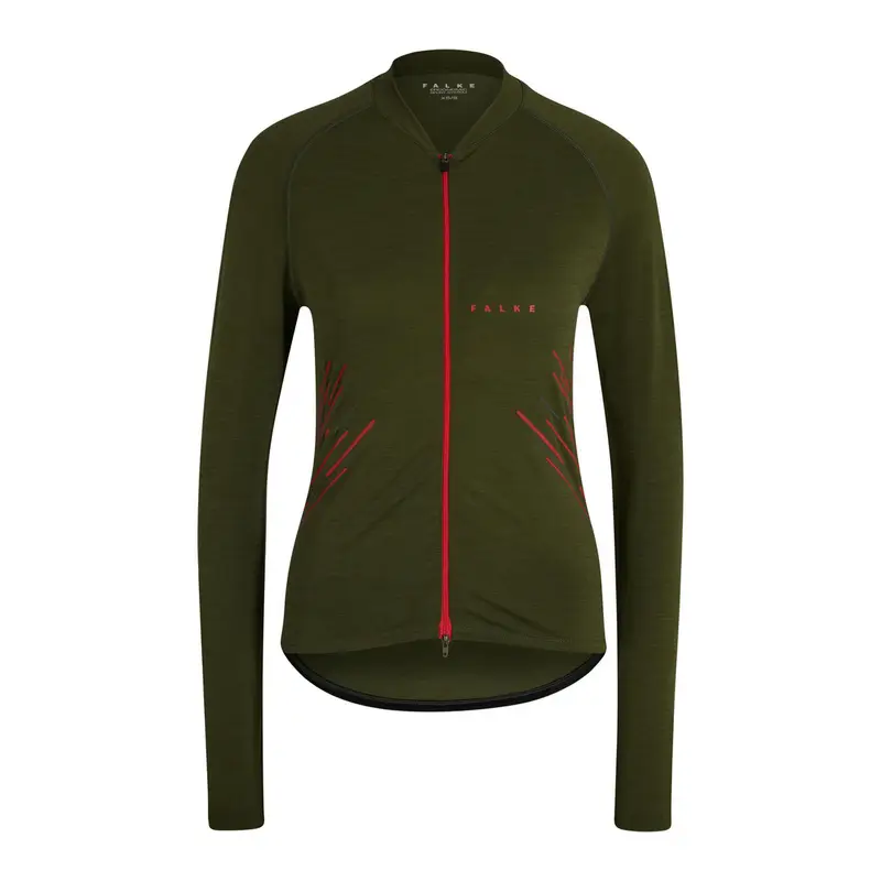 Donna Biking Maglia a manica lunga Verde