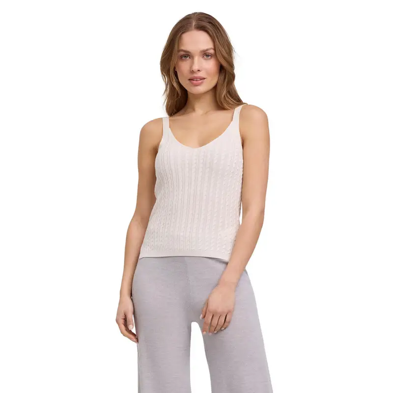 Donna Canotta Bianco