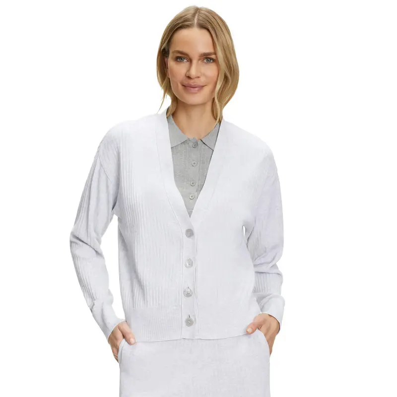 FALKE Cardigan Donna Bianco 4237192