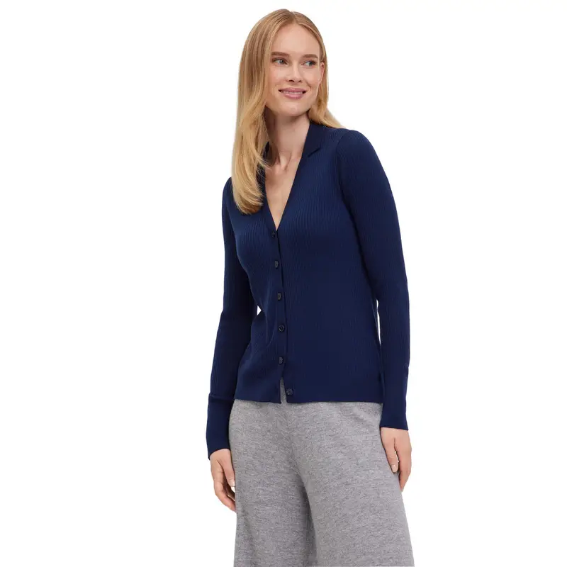 FALKE Cardigan Donna Blu 4237220