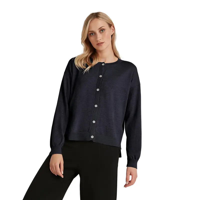 FALKE Cardigan Donna Blu 4237296