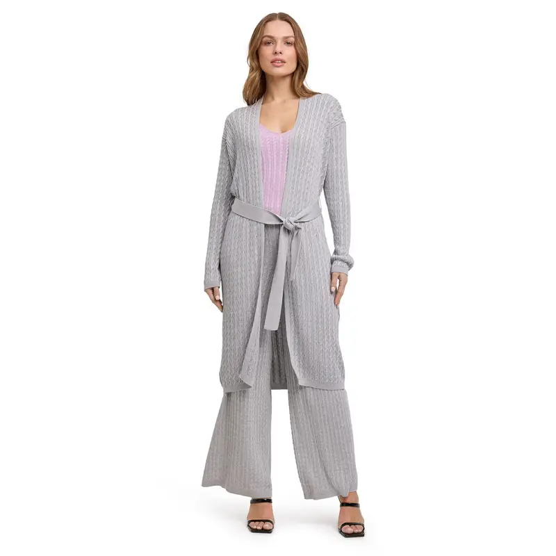 FALKE Cardigan Donna Grigio 4237254