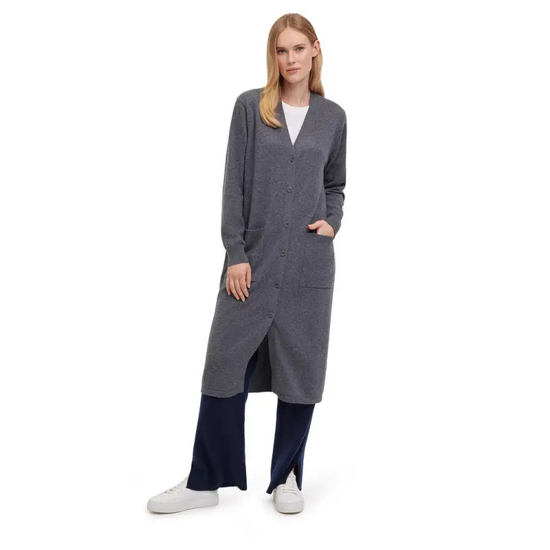Donna Cardigan Grigio