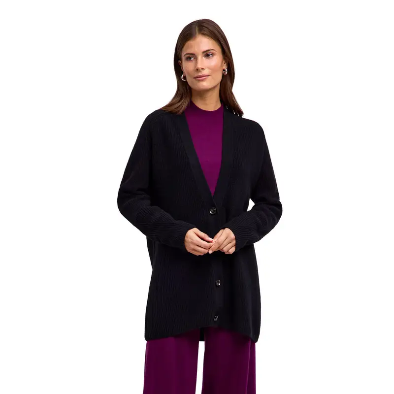 FALKE Cardigan Donna Nero 2418897