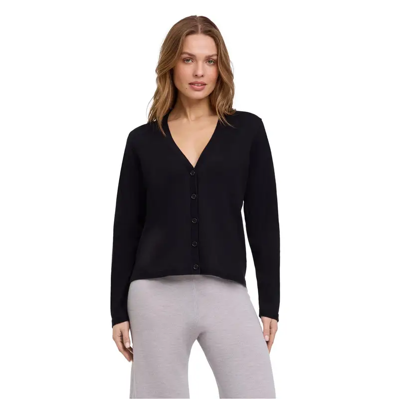 FALKE Cardigan Donna Nero 3963155