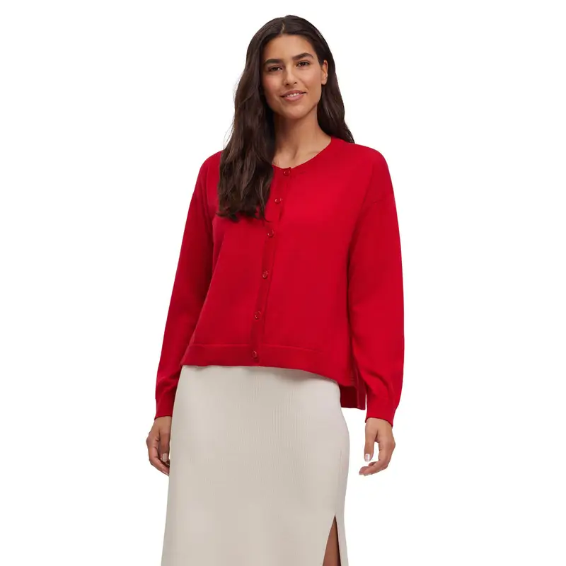 FALKE Cardigan Donna Rosso 4237298