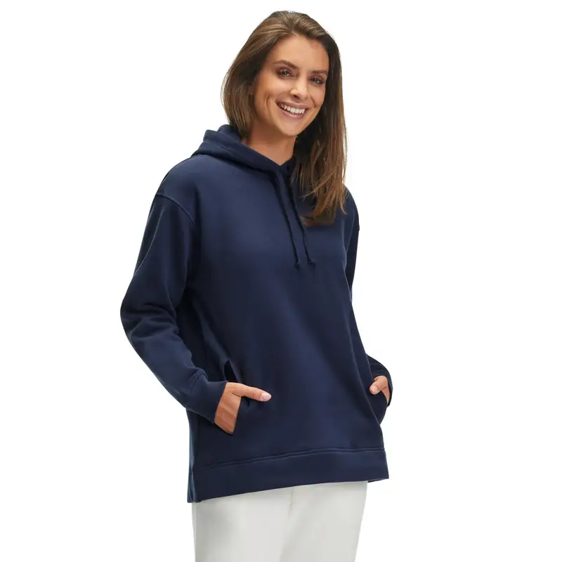 Donna Felpa con cappuccio Blu