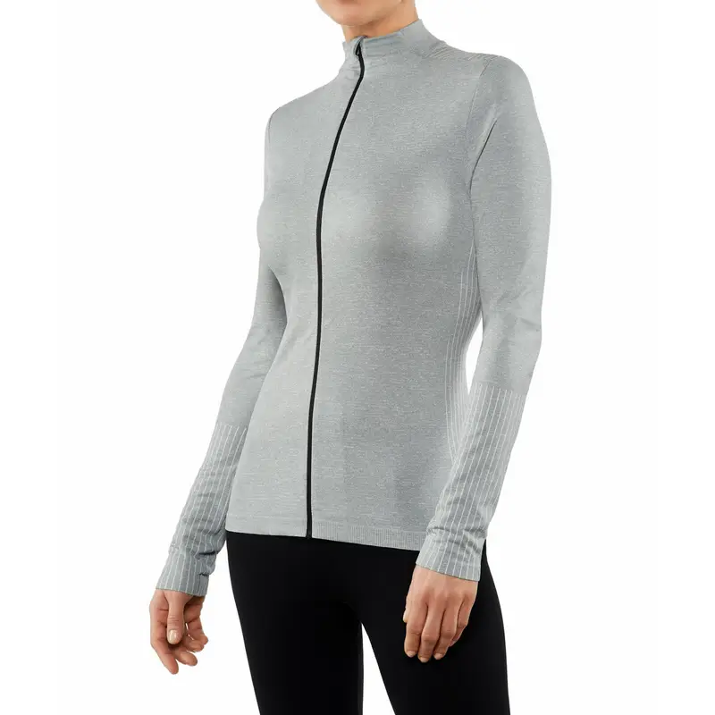 Donna Giacca con zip Grigio