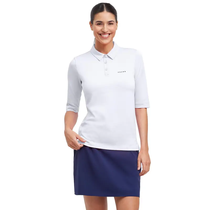FALKE Polo Donna Bianco 4213431