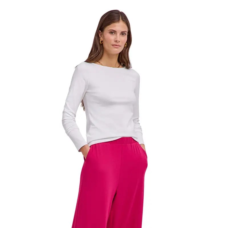 Donna Maglia a manica lunga Bianco