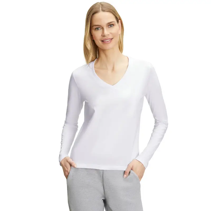 Donna Maglia a manica lunga Bianco